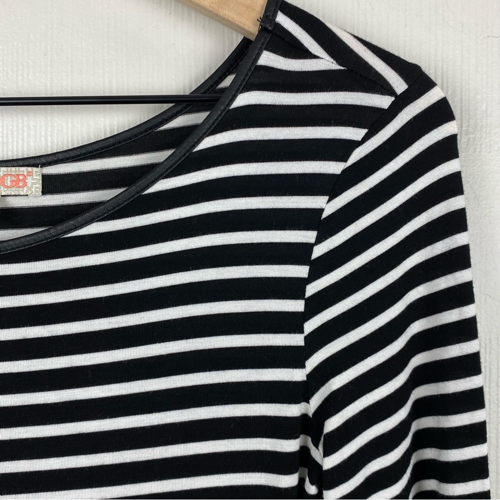 GB Gianni Bini Dress Womens Medium‎ Striped Bodycon Stretch - Picture 7 of 12